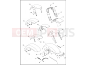 FENDERS, FRONT - Harley-Davidson SOFTAIL FAT BOY 114 - FLFBS 2021