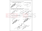 LICENSE PLATE BRACKETS - Harley-Davidson TOURING ULTRA LIMITED - FLHTK 2021