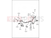 Harley-Davidson 2021 CVO/CUSTOM CVO ROAD GLIDE  - FLTRXSE WIRING HARNESS, FRONT FAIRING