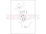 Harley-Davidson 2021 CVO/CUSTOM CVO TRI GLIDE  - FLHTCUTGSE HANDLEBAR