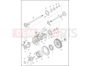 Harley-Davidson 2019 TRIKE TRIKE FREEWHEELER  - FLRT AXLE ASSEMBLY, REAR