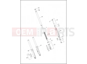 HARLEY-DAVIDSON BREAKOUT  - FXSB FORK, FRONT - FXSB