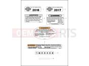Harley-Davidson 2017 DYNA DYNA FAT BOB 103  - FXDF 103 LABELS
