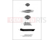 HARLEY-DAVIDSON DYNA SWITCHBACK  - FLD 103 FUEL TANK TRIM