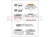 Harley-Davidson 2016 SOFTAIL SOFTAIL BREAKOUT  - FXSB LABELS