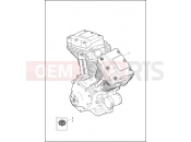 HARLEY-DAVIDSON DYNA STREET BOB (H-D1)  - FXDBB ENGINE ASSEMBLY - TWIN CAM 103â¢