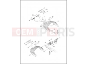 Harley-Davidson 2015 SOFTAIL SOFTAIL BREAKOUT  - FXSB LICENSE PLATE BRACKETS - FXSB