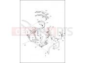 FRAME & JIFFY STAND - Harley-Davidson CVO ROAD KING - FLHR 103 2014