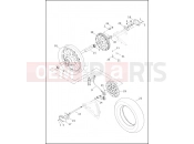 WHEEL, REAR - Harley-Davidson CVO SOFTAIL DELUXE - FLSTNSE 2014