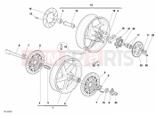 DUCATI 2001 Monster S4 WHEELS » FRONT WHEEL