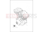 Harley-Davidson 2014 TOURING ULTRA CLASSIC  - FLHTCU ENGINE ASSEMBLY, TWIN-COOLEDâ¢ - TWIN CAM 103â¢