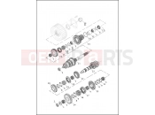 TRANSMISSION GEARS - Harley-Davidson CVO ULTRA CLASSIC - FLHTCU8 103 2013