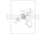 WHEEL, FRONT - Harley-Davidson CVO ULTRA CLASSIC - FLHTCU8 103 2013