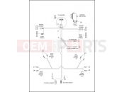 Harley-Davidson 2013 CVO/CUSTOM CVO ULTRA CLASSIC  - FLHTCUSE8 WIRING HARNESS, AMPLIFIER