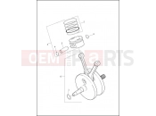 Harley-Davidson 2013 DYNA DYNA SWITCHBACK  - FLD PISTONS & FLYWHEEL ASSEMBLY - TWIN CAM 103â¢