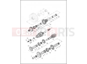 Harley-Davidson 2013 DYNA DYNA SWITCHBACK  - FLD 103 TRANSMISSION GEARS