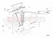 DUCATI 2001 Sporttouring ST2 REAR SHOCK ABSORBER » SWING ARM