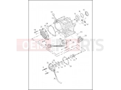 HARLEY-DAVIDSON DYNA FAT BOB  - FXDF TRANSMISSION BEARINGS & COVERS