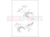 Harley-Davidson 2013 SOFTAIL BLACKLINE  - FXS LICENSE PLATE BRACKETS - FXSB