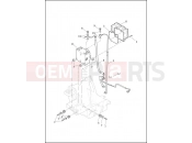 Harley-Davidson 2013 TOURING STREET GLIDE  - FLHX BRAKE LINES & MODULE, REAR - ABS