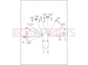 Harley-Davidson 2013 TOURING ROAD GLIDE CUSTOM  - FLTRX WIRING HARNESS, MAIN, NON-ABS (NON-FAIRING MODELS) (1 OF 5)