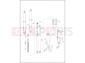 FORK, FRONT, LEFT & RIGHT - Harley-Davidson TRI GLIDE ULTRA CLASSIC - FLHTCUTG 2013