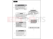 Harley-Davidson 2012 CVO/CUSTOM CVO ULTRA CLASSIC  - FLHTCUSE7 LABELS