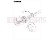 Harley-Davidson 2012 CVO/CUSTOM CVO ULTRA CLASSIC  - FLHTCUSE7 WHEELS, REAR