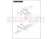 FRAME & FORK, REAR - Harley-Davidson CVO ROAD GLIDE - FLTRXSE 2012
