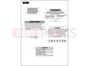 LABELS - Harley-Davidson CVO ROAD GLIDE - FLTRXSE 2012