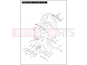 Harley-Davidson 2012 DYNA DYNA SWITCHBACK  - FLD 103 FENDERS, REAR - FLD, FXDL & FXDC