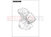 Harley-Davidson 2012 DYNA DYNA FAT BOB  - FXDF 103 ENGINE ASSEMBLY - TWIN CAM 96â¢