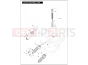 Harley-Davidson 2012 DYNA DYNA LOW RIDER  - FXDL SHOCK ABSORBERS, REAR