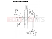 Harley-Davidson 2012 SOFTAIL FAT BOY  - FLSTF WIRING HARNESS, MAIN, ABS - FXS (2 OF 5)