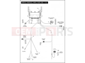 Harley-Davidson 2012 SOFTAIL FAT BOY  - FLSTF WIRING HARNESS, MAIN, NON-ABS - FLS (4 OF 5)