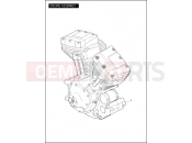 Harley-Davidson 2012 SOFTAIL FAT BOY LO  - FLSTFB 103 ENGINE ASSEMBLY - TWIN CAM 103â¢