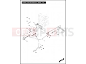 Harley-Davidson 2012 SOFTAIL SOFTAIL DELUXE  - FLSTN BRAKE LINE & MODULE, REAR, ABS
