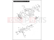 Harley-Davidson 2012 TOURING ROAD KING  - FLHR TRANSMISSION BEARINGS & COVERS