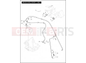 BRAKE LINES, FRONT - ABS - Harley-Davidson ROAD KING CLASSIC - FLHRC 2012