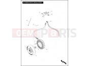 Harley-Davidson 2012 TOURING ULTRA CLASSIC  - FLHTCU ALTERNATOR & REGULATOR