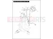 Harley-Davidson 2012 TOURING STREET GLIDE  - FLHX BRAKE LINES & MODULE, REAR - ABS