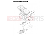 Harley-Davidson 2012 TOURING STREET GLIDE  - FLHX ENGINE MOUNTS & STABILIZER LINK