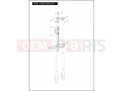Harley-Davidson 2012 VRSC VRSCDX NIGHT ROD SPECIAL  - VRSCDX 105 FORK, FRONT BRACKET