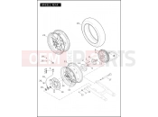 Harley-Davidson 2012 VRSC V-ROD MUSCLE  - VRSCF WHEELS, REAR