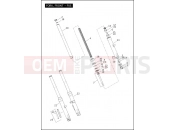 Harley-Davidson 2011 SOFTAIL FAT BOY LO  - FLSTFB FORK, FRONT - FXS