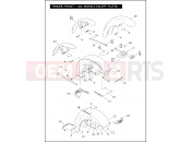 Harley-Davidson 2011 SOFTAIL CROSS BONES  - FLSTSB FENDER, FRONT - ALL MODELS EXCEPT FLSTSB