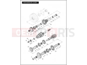 Harley-Davidson 2011 SOFTAIL ROCKER C  - FXCWC TRANSMISSION GEARS