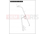 Harley-Davidson 2011 TOURING ELECTRA GLIDE CLASSIC  - FLHTC 103 BRAKE LINE, FRONT - NON-ABS