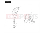 Harley-Davidson 2011 TOURING ELECTRA GLIDE CLASSIC  - FLHTC 103 MIRRORS