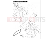 Harley-Davidson 2011 TRIKE TRI GLIDE ULTRA CLASSIC  - FLHTCUTG BODY ASSEMBLY & SIDE COVERS
